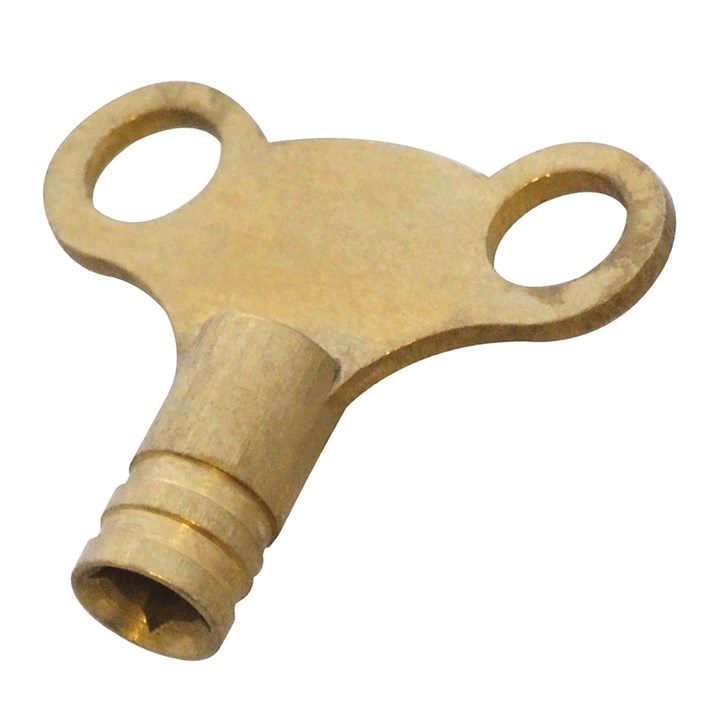 Right Hand Radiator Key C3100 Brass Radiator Key | Electrical Xpress Ltd