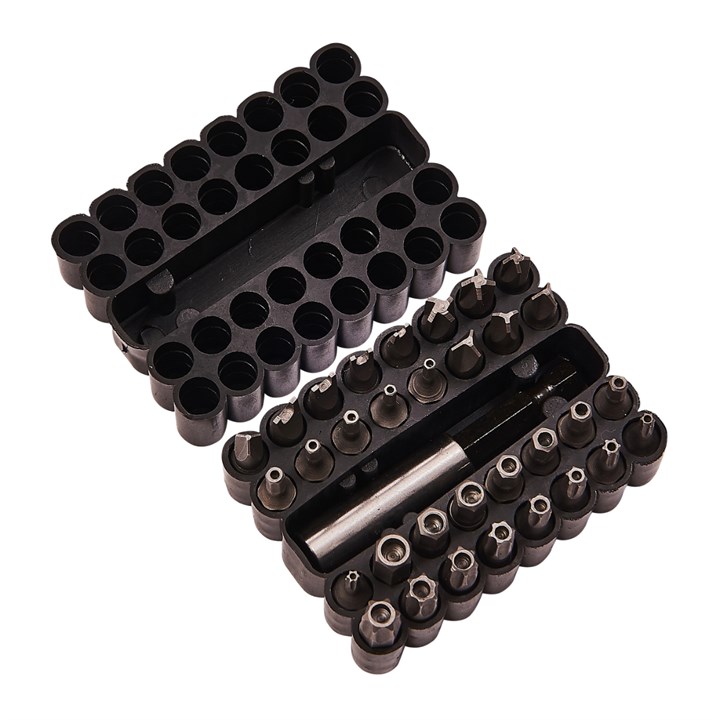 33 Piece security power bit set - Electrical Xpress Ltd