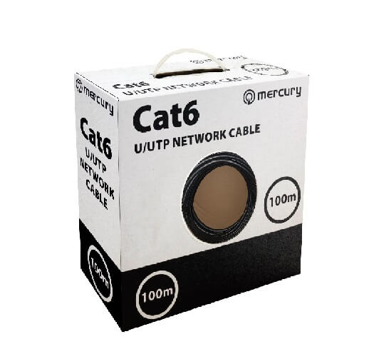 GOOBAY CAT.6 Outdoor Netzwerkkabel, U/UTP, 100 m, schwarz | Verlegekabel, Netzwerkkabel günstig kaufen | elektronik