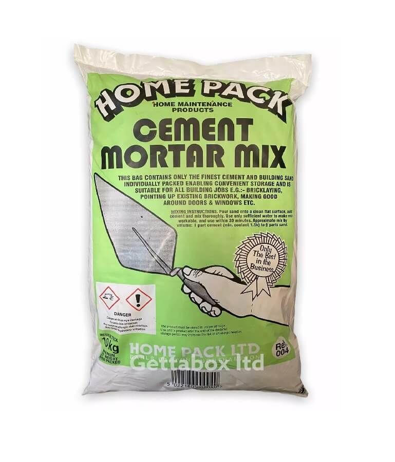Home Pack Mortar Mix - Cement and Sand Ready to Use 10kg | Electrical ...