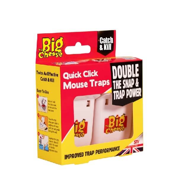 STV147 Quick Click Mouse Trap - Twinpack - Electrical Xpress Ltd